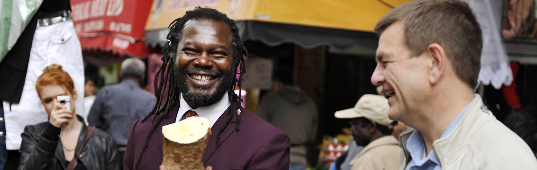 Local entrepreneur Levi Roots