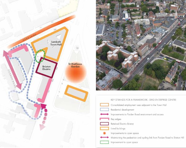 Outline map for SW2 Enterprise Centre investment area