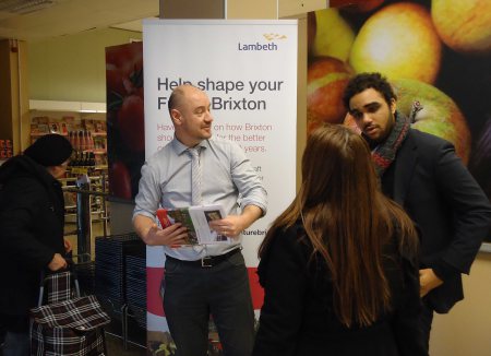 Brixton SPD roadshow at Tesco, Monday 11 February