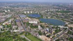 Aerial view of Woodberry Down estate