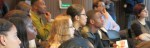 young people listening to finalists bidding for Meanwhile at Pope's Road