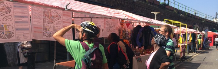 Brixton Central pop-up market stall