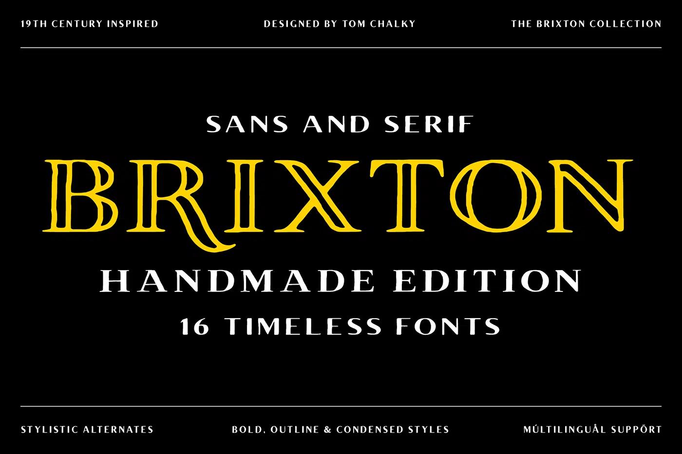 Exploring the Unique Features of the ‌Brixton Outline Font